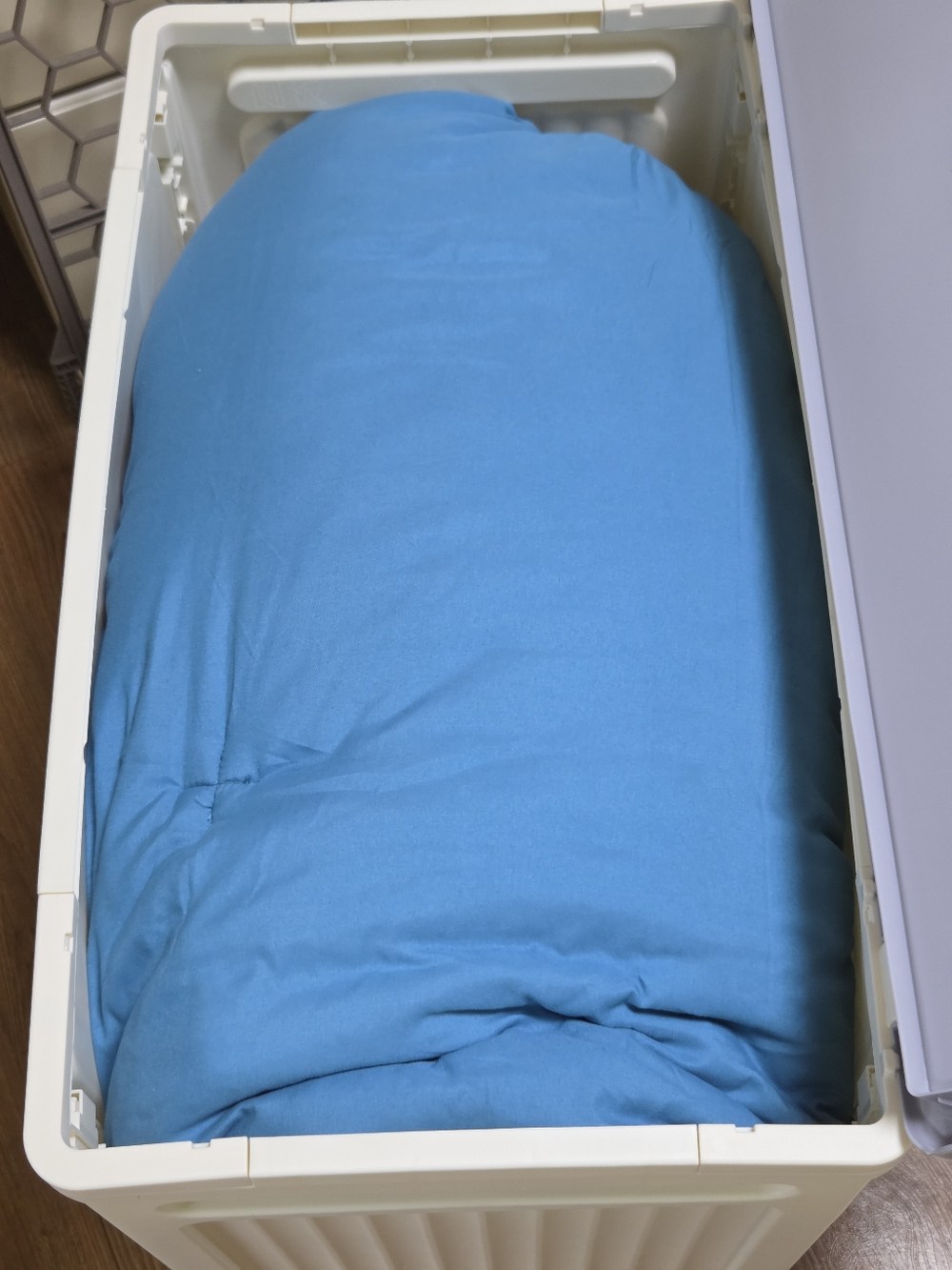 1+1 대용량 수납장 접이식 리빙박스 다용도 옷 이불 정리함 구매 후기 이미지